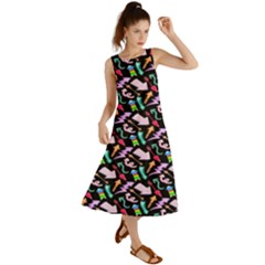 Retro Arrows Summer Maxi Dress by Sparkle