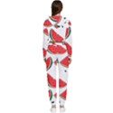 Watermelon Seamless Pattern Cropped Zip Up Lounge Set View2