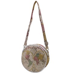 Mapa Mundi 1775 Crossbody Circle Bag by ConteMonfrey