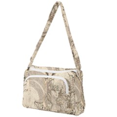 Mapa Mundi - 1774 Front Pocket Crossbody Bag by ConteMonfrey