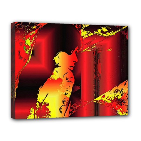 Red Light Ii Canvas 14  X 11  (stretched) by MRNStudios