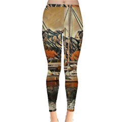 Art Boats Garda, Italy  Inside Out Leggings by ConteMonfrey