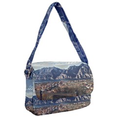 Lake In Italy Courier Bag by ConteMonfrey