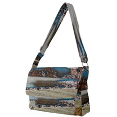 Calm Day On Lake Garda Full Print Messenger Bag (s)