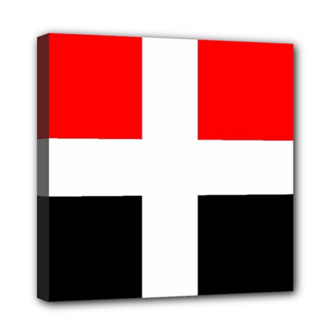 Arpitania Flag Mini Canvas 8  X 8  (stretched) by tony4urban