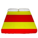 Aust Agder Flag Fitted Sheet (Queen Size) View1