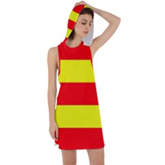 Aust Agder Flag Racer Back Hoodie Dress by tony4urban