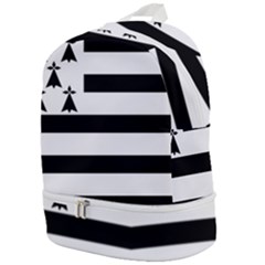 Brittany Flag Zip Bottom Backpack by tony4urban