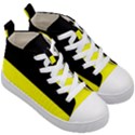 Kashubian Flag Kids  Mid-Top Canvas Sneakers View3