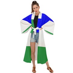 Ladinia Flag Maxi Kimono by tony4urban