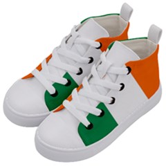 Ireland Kids  Mid-top Canvas Sneakers by tony4urban