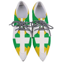 Halaka Flag Pointed Oxford Shoes by tony4urban