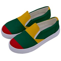 Lithuania Kids  Canvas Slip Ons by tony4urban