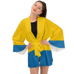 Opolskie Flag Long Sleeve Kimono by tony4urban