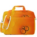 Wallpaper Liquid Bubbles Macro Orange Bright MacBook Pro 13  Shoulder Laptop Bag  View3