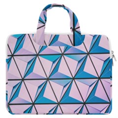 Geometric Shapes Pattern Macbook Pro 16  Double Pocket Laptop Bag  by artworkshop