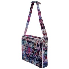 Splattered Paint On Wall Cross Body Office Bag by artworkshop