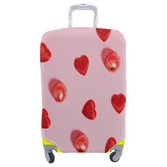 Valentine Day Heart Pattern Luggage Cover (medium)