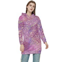 Stardust  Women s Long Oversized Pullover Hoodie