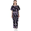 Jellyfish swarm Batwing Lightweight Chiffon Jumpsuit View1