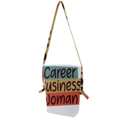 Woman T- Shirt Career Business Woman T- Shirt Folding Shoulder Bag by maxcute