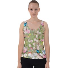 Birdsong Velvet Tank Top