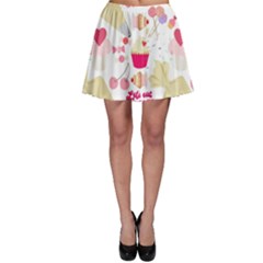 Desserts Pastries Baking Wallpaper Skater Skirt by Ravend