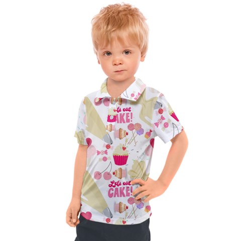 Desserts Pastries Baking Wallpaper Kids  Polo Tee by Ravend