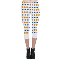 Abstract Dots Pattern T- Shirt Abstract Dots Pattern T- Shirt Capri Leggings  by maxcute