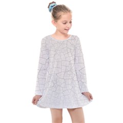 Pattern Abstrakwallpaper Kids  Long Sleeve Dress