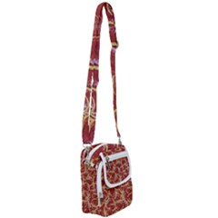 Cookies With Strawberry Jam Motif Pattern Shoulder Strap Belt Bag by dflcprintsclothing