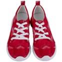 Red Textured Wall Women s Lightweight Sports Shoes View1