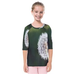 White Flower Kids  Quarter Sleeve Raglan Tee