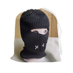 Ski Mask  Drawstring Pouch (2xl) by Holyville