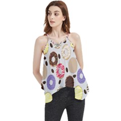 Donuts! Flowy Camisole Tank Top by fructosebat