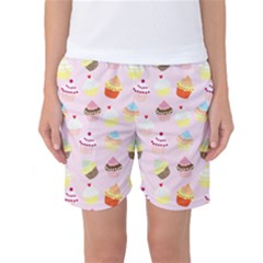 Cupcakes! Women s Basketball Shorts by fructosebat