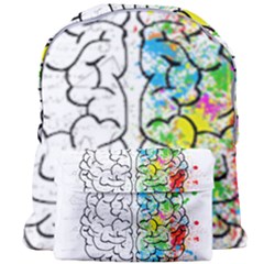 Brain-mind-psychology-idea-drawing Giant Full Print Backpack by Jancukart