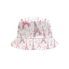 Eiffel Tower Pattern Wallpaper Bucket Hat (kids) by Ravend