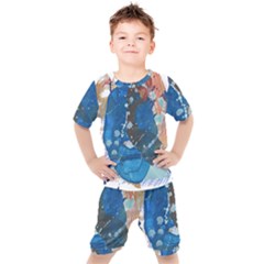 Abstract T- Shirt Abstract 6 Kids  Tee And Shorts Set by maxcute