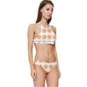 Abstract T- Shirt Cool Abstract Pattern Design8 Banded Triangle Bikini Set View3