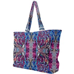 Abstract Blend Repeats Simple Shoulder Bag by kaleidomarblingart