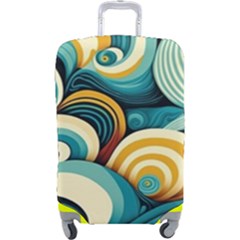 Waves Luggage Cover (large) by fructosebat