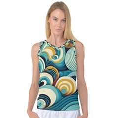 Waves Women s Basketball Tank Top by fructosebat