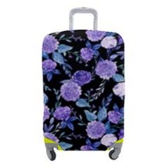 Dark Floral Luggage Cover (small) by fructosebat