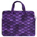 Purple Scales! MacBook Pro 13  Double Pocket Laptop Bag View1