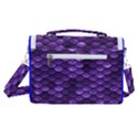 Purple Scales! Satchel Shoulder Bag View3