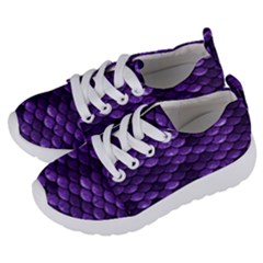 Purple Scales! Kids  Lightweight Sports Shoes by fructosebat