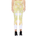 Flower Design T- Shirt Beautiful And Artistic Golden Flower T- Shirt Pocket Leggings  View1