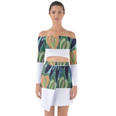 Jungle T- Shirt Jungle 1 T- Shirt Off Shoulder Top With Skirt Set by maxcute