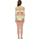 Leaves Design T- Shirtleaves T- Shirt (2) Ruffle Edge Tie Up Bikini Set	 View4